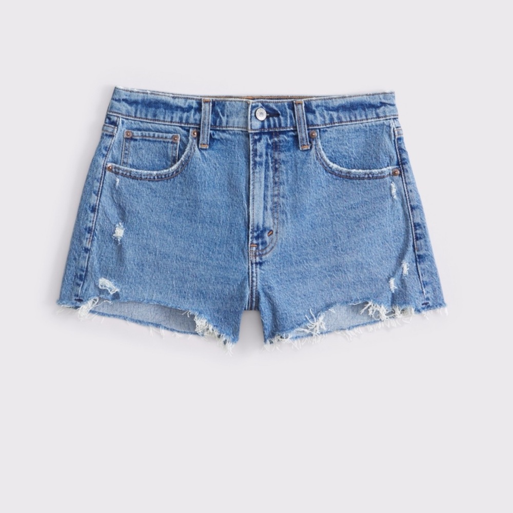 Abercrombie and fitch curve love high rise mom short